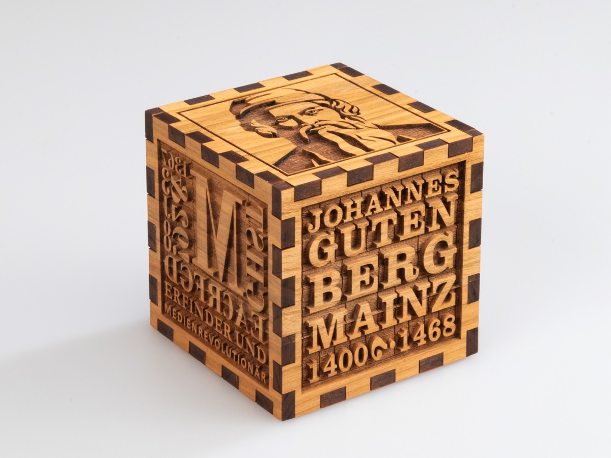 Gutenberg-Würfel 60 mm